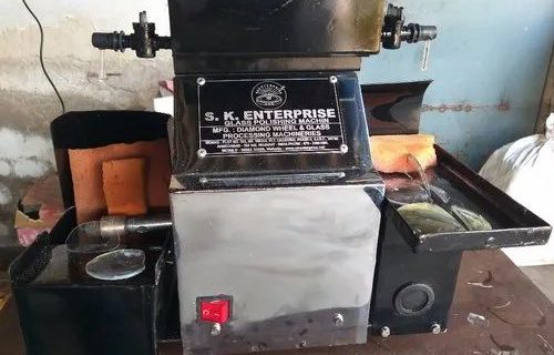 Optical Glass CR PC Lens Hand Cutting Grinding Machine With Water