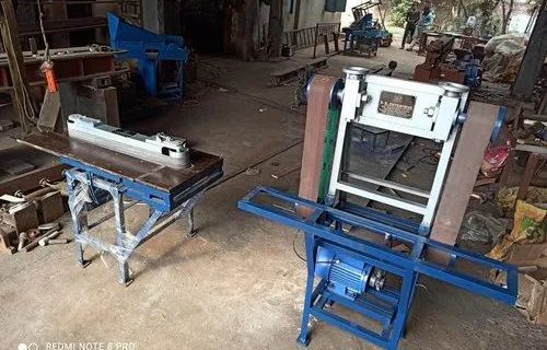 SKE Acrylic Grinding Beveling Designing Double Beltt Machine
